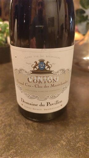 Bourgogne Corton Grand Cru Domaine Pavillon Clos des Maréchaudes Không niên vụ