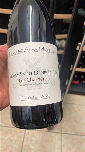 Burgund Morey-Saint-Denis Premier Cru Domaine Alain Michelot Les Charrières 2018