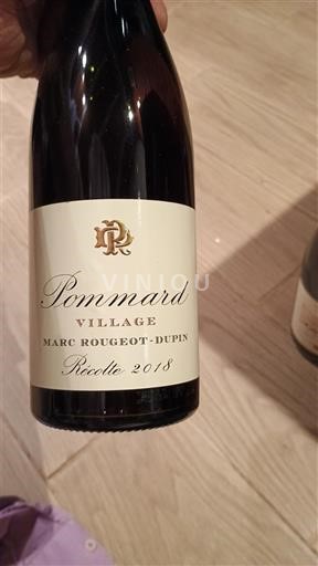 Bourgogne Pommard Marc Rougeot-Dupin Ricolle 2018