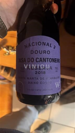 Douro Casa do Cantoneiro Nacional 2 Reserva 2018