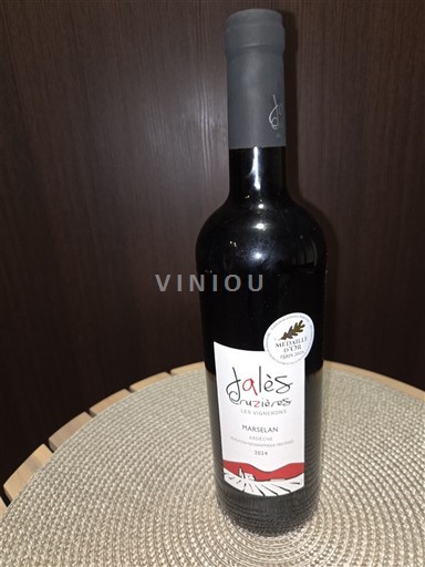 Alpit ja Rhônen maat Ardèche Jalès Cruzières Les Vignerons Marselan 2024