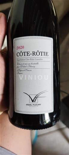 Rhônen laakso Côte-rôtie Vidal-Fleury 2020
