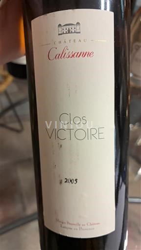 Provence Coteaux d'Aix-en-Provence Château Calissanne Clos Victoire 2005