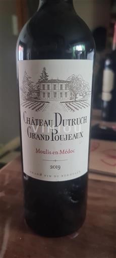Bordeaux Moulis-en-Médoc Château Truch Grand Poujeaux 2019