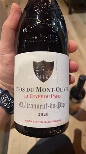 Vale do Ródano Châteauneuf-du-Pape Clos du Mont-Olivet La du Papet 2020