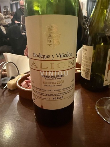 Castilien og León Ribera del Duero Bodegas y Viñedos Alion 2008