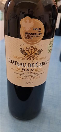 Bordeaux Graves Château Carolle 2019