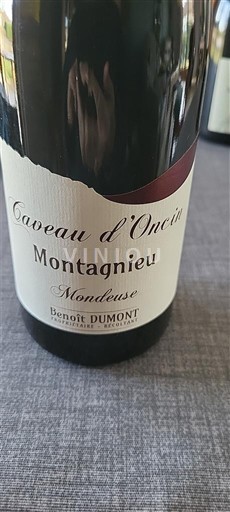 Saboya y Bugey Mondeuse Caveau d'Oncin Mondeuse 2022