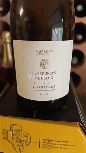 Langvedok Corbières Château Gléon Les Sources de Gléon 2016
