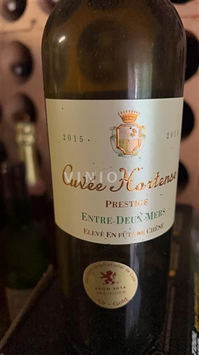 Bordeaux Giữa hai dòng sông Cuvée Hortense Prestige 2015