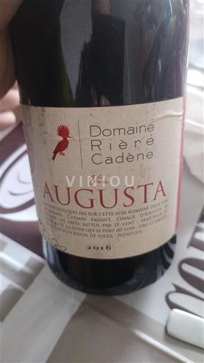 Roussillon Côtes-du-Roussillon Domaine Rière Cadène Via Augusta 2016