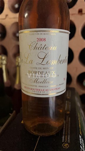 Bordeaux Château La Lamberte du Monjet 2008