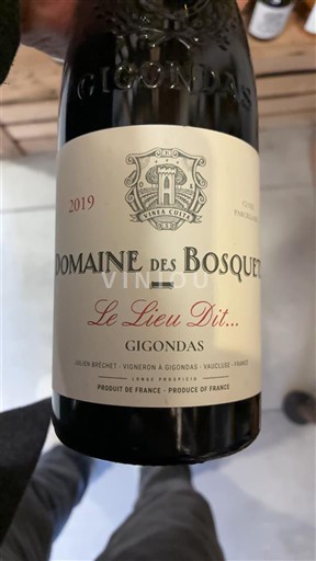 Thung lũng Rhône Gigondas Domaine S Bosquets Le Lieu Dit... 2019