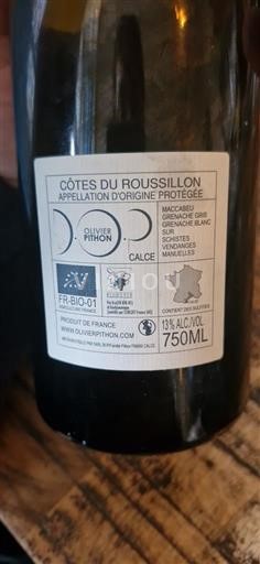 Roussillon Côtes du Roussillon Olivier Pithon Calce 2022