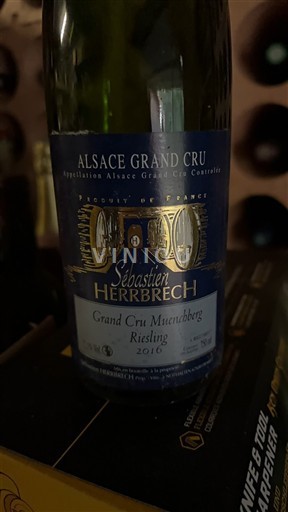 Alsace Không được chỉ định Grand Cru Sébastien Herrbrech 2016