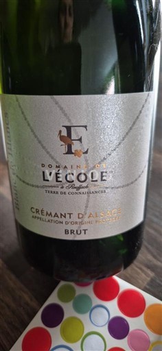 Alsace Crémant d'Alsace Domaine L'École Không niên vụ