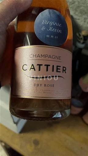 Šampanja Šampanjec Cattier Dry Rosé Neleten.