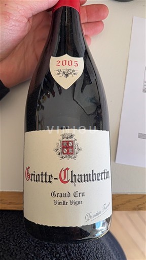 Bourgogne Griotte-chambertin Grand Cru Domaine Fourrier Vieille Vigne 2005