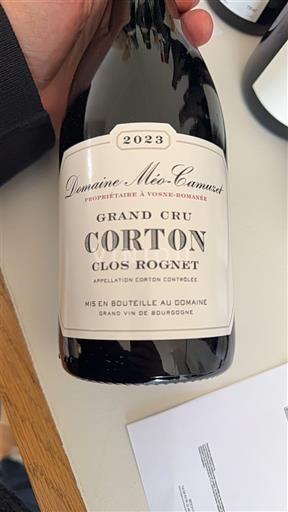 Bourgogne Corton Grand Cru Domaine Méo-Camuzet Clos Rognet 2023