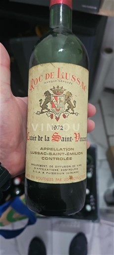 Bordeaux Lussac-saint-émilion Roc de Lussac de la Saint Vincent 1972