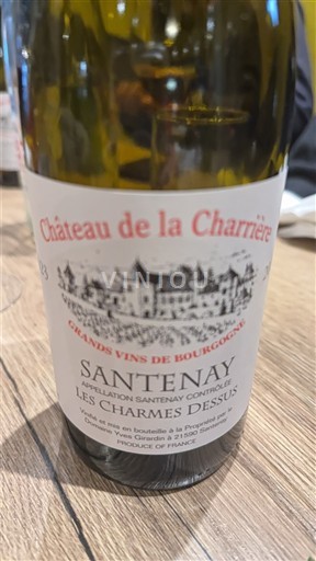 Bourgogne Santenay Château La Charrière Les Charmes Dessus Không niên vụ