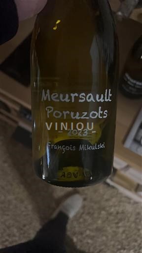 Bourgogne Meursault Premier Cru François Mikulski Poruzots 2023