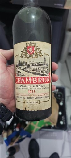 Bordeaux Bordeaux Supérieur Chambrun 1973