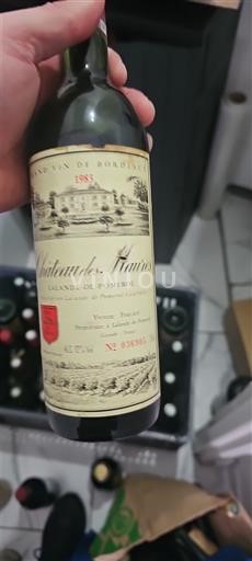 Bordeaux Lalande-de-Pomerol Château S Taverneries 1988