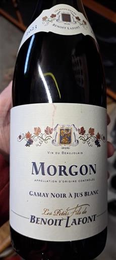 Beaujolais Morgon Benoît Lafont Les Petits Arts Không niên vụ