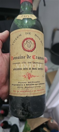 Bordeaux Côtes-de-bourg Domaine Cramoz 1978