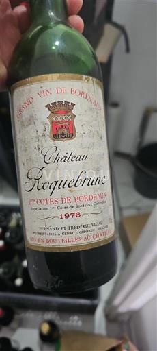 Bordeaux Côtes-de-Bordeaux Château Roquebrun 1976