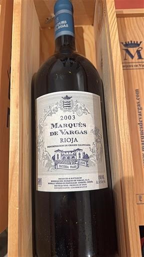 La Rioja Rioja Marqués de Vargas 2003