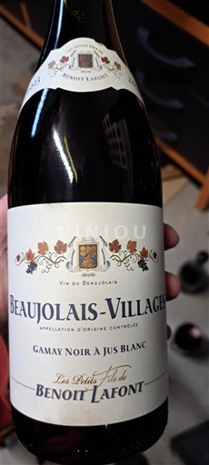 Beaujolais Beaujolais Villages Benoît Lafont Les Petits Bois 2023