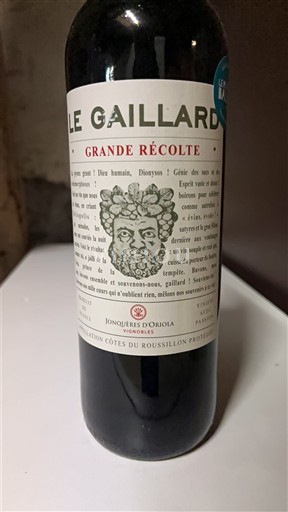 Roussillon Côtes-du-Roussillon Jonquères d'Oriola Grande Récolte 2020