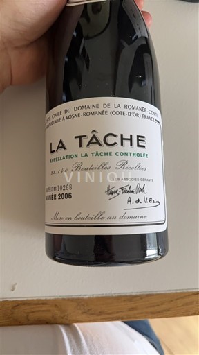 Bourgogne La Tâche Grand Cru Domaine La Romanée-Conti La Tâche 2006