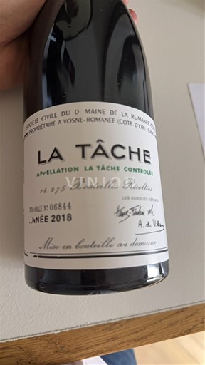 Bourgogne La Tâche Grand Cru Domaine La Romanée-Conti La Tâche 2018