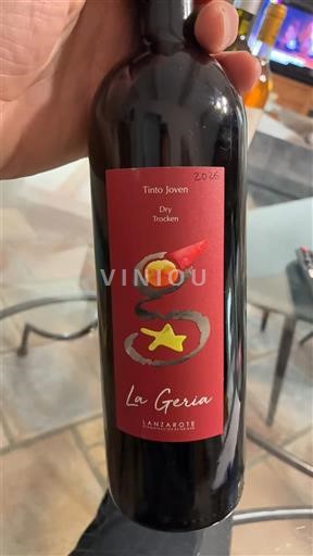 Quần đảo Canary Lanzarote La Geria Tinto Joven 2020