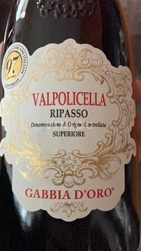Véneto Valpolicella Ripasso Gabbia d'Oro Superiore 2022