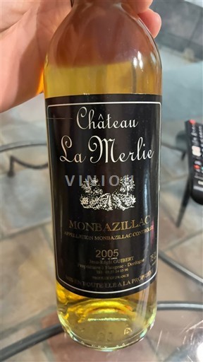 Tây Nam Monbazillac Château La Merlie 2005