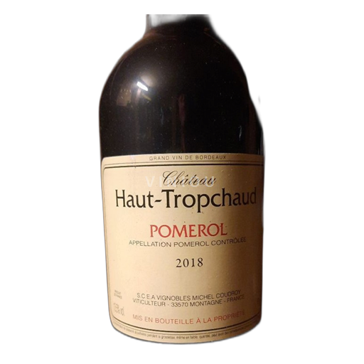 Bordeaux Pomerol Château Haut-Tropchaud 2018 2018