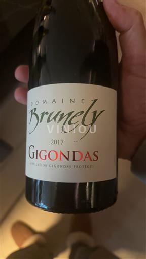 Thung lũng Rhône Gigondas Domaine Brunely 2017