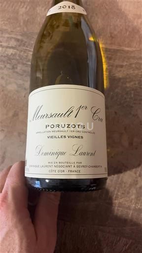 Bourgogne Không được chỉ định Premier Cru Dominique Laurent Poruzots Vieilles Vignes 2018