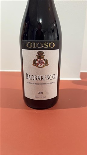 Piedmont Wines Barbaresco Gioso 2021