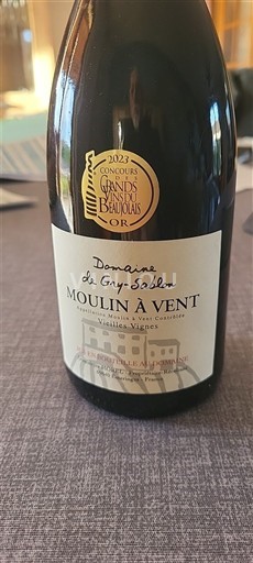 Beaujolais Moulin-à-vent Domaine Gay-Sablon Vieilles Vignes 2022