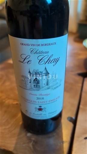 Bordeaux Montagne-saint-émilion Château Le Chay Prestige 2018