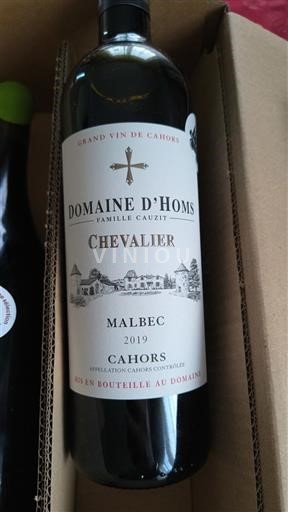 Tây Nam Cahors Domaine Homs Chevalier 2019