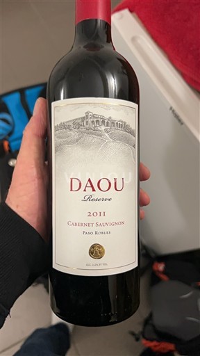 Vùng trồng nho được cấp phép California Paso Robles Daou Réserve 2011