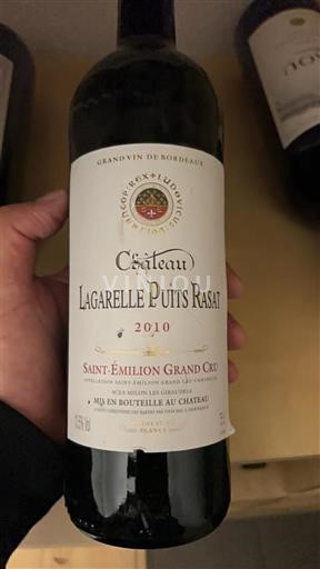 Bordeaux Saint-Émilion Grand Cru Grand Cru Château Lagarelle Puits Rasat 2010