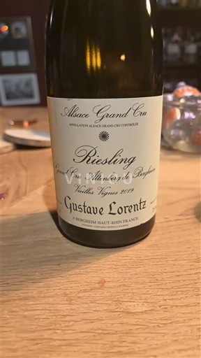 Alsace Không được chỉ định Grand Cru Gustave Lorentz Grand Cru Altenberg de Bergheim Vieilles Vignes 2019