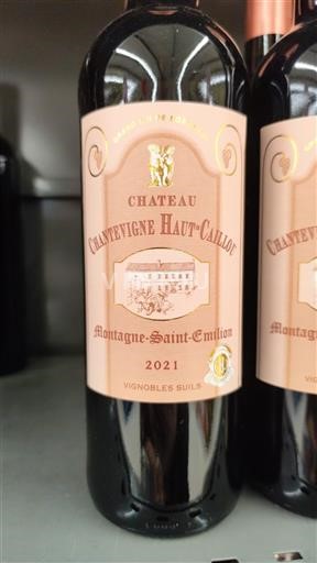 Bordeaux Montagne-saint-émilion Château Chantevigne Haut-Caillou 2021